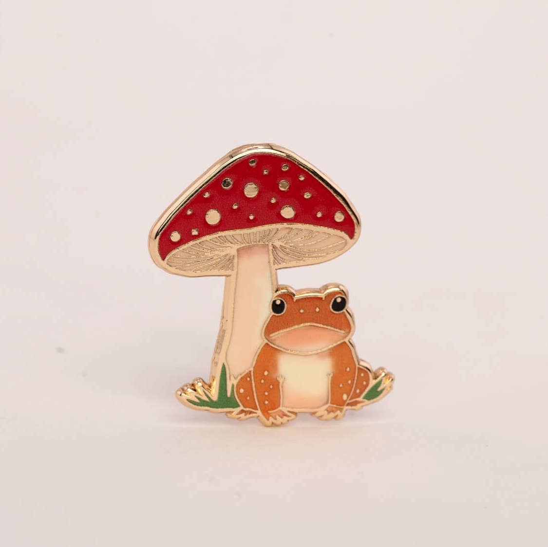 Toad & Mushroom Pin