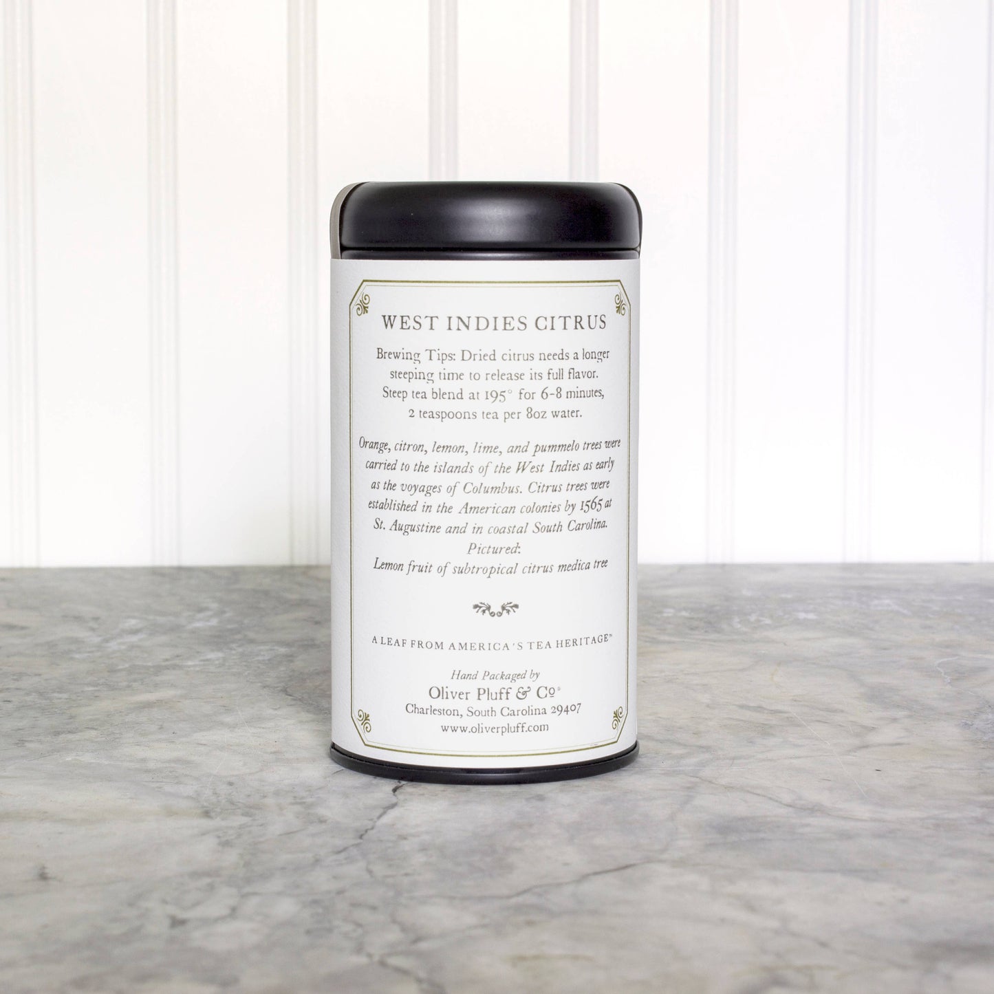 West Indies Citrus Tea Tin