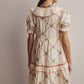 Lana Embroidered Ruffle Cotton Dress