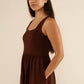Chocolate Drop Midi Tank Dress