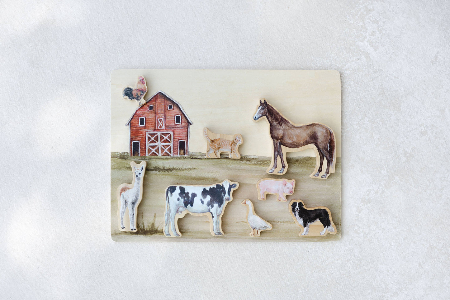 Farm Animals Wooden Puzzle