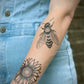 Sunflower Temporary Tattoo