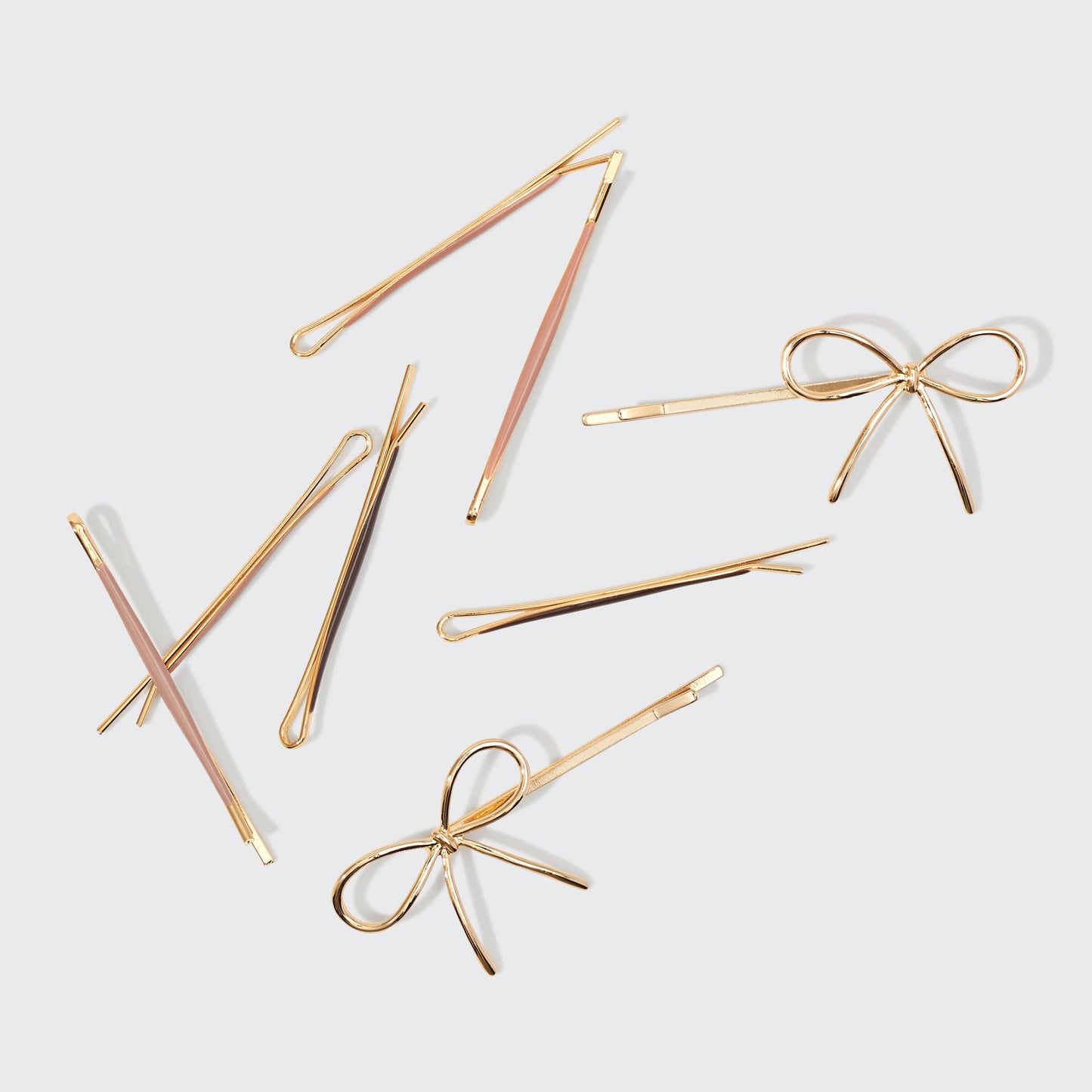 Cloud & Bow Bobby Pins 8pc Set