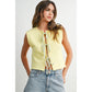 Sweet Honey Tie-Front Vest