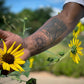 Sunflower Temporary Tattoo