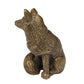 Mini Antiqued Brass Fox Figurine