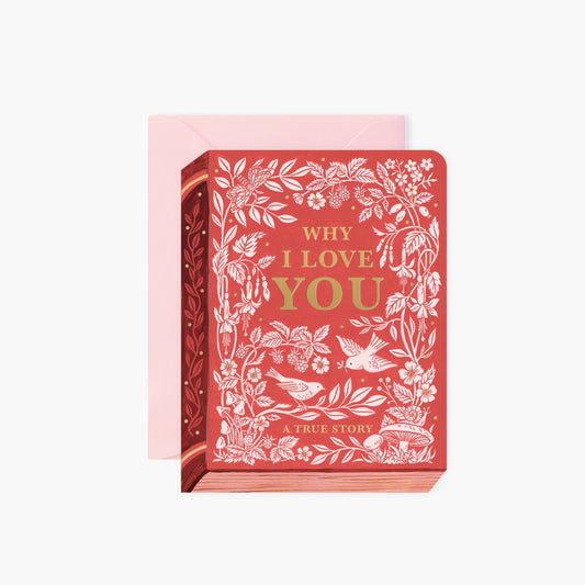 "Why I Love You" Storybook Greeting Card