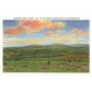 Sunrise over Luray Blue Ridge Vintage Postcard