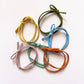 Bow Beauties Multicolor Elastic Scrunchie Set