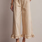 Willow Ruffle Hem Wide-Leg Pants