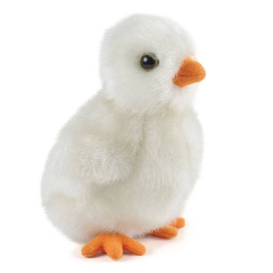 Fluffy White Chick Stuffed Animal