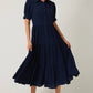 Carolina Checkered Button Down Midi Dress