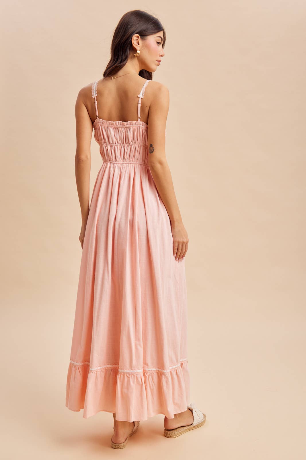 Petal Cotton Maxi Dress