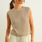 Aliya Sleeveless Knitted Top
