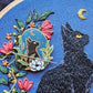 Black Cat Needle Minder Magnet