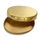 Polished Brass Oval Box