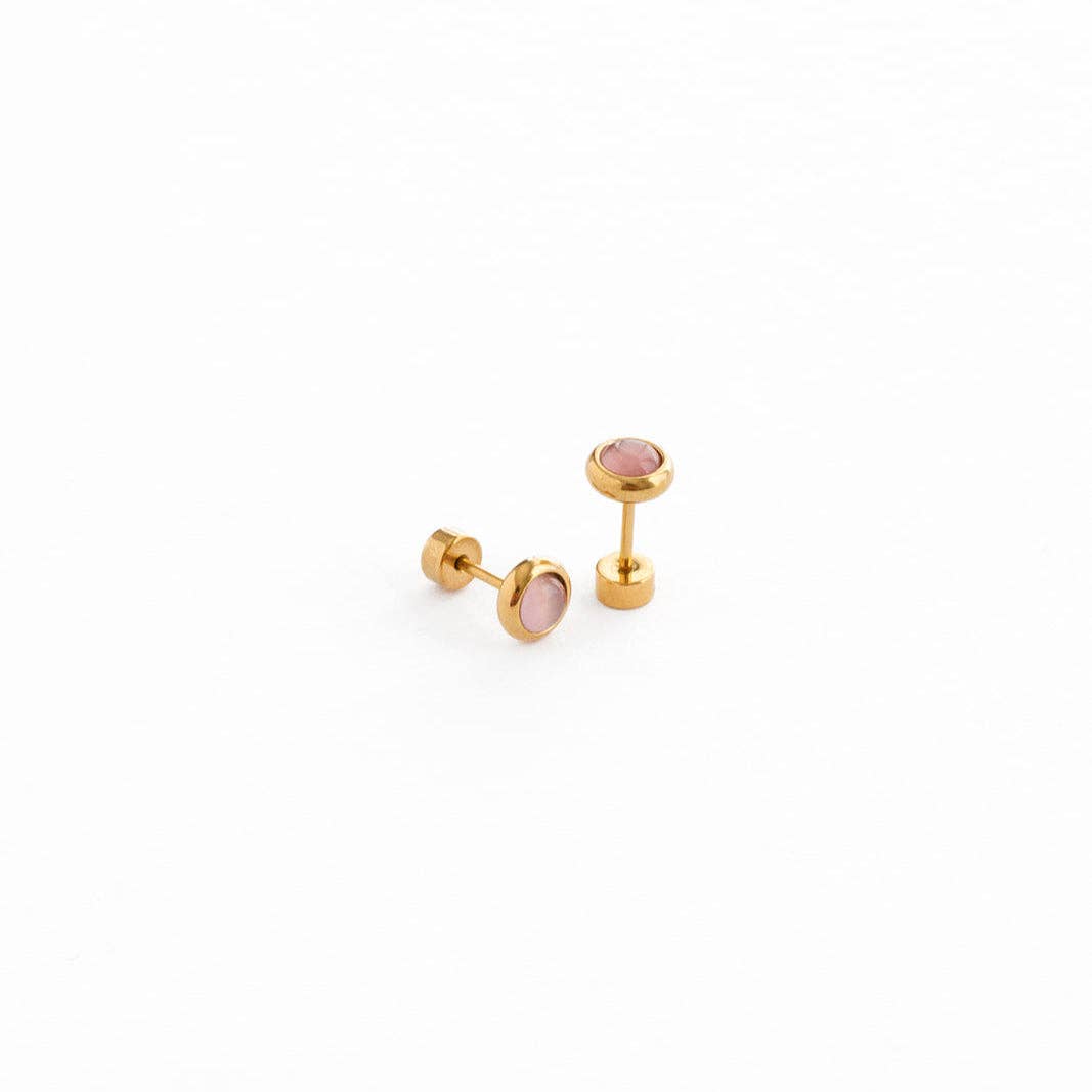 Rose Quartz Earrings