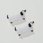 Dachshund Ghost French Hair Clip