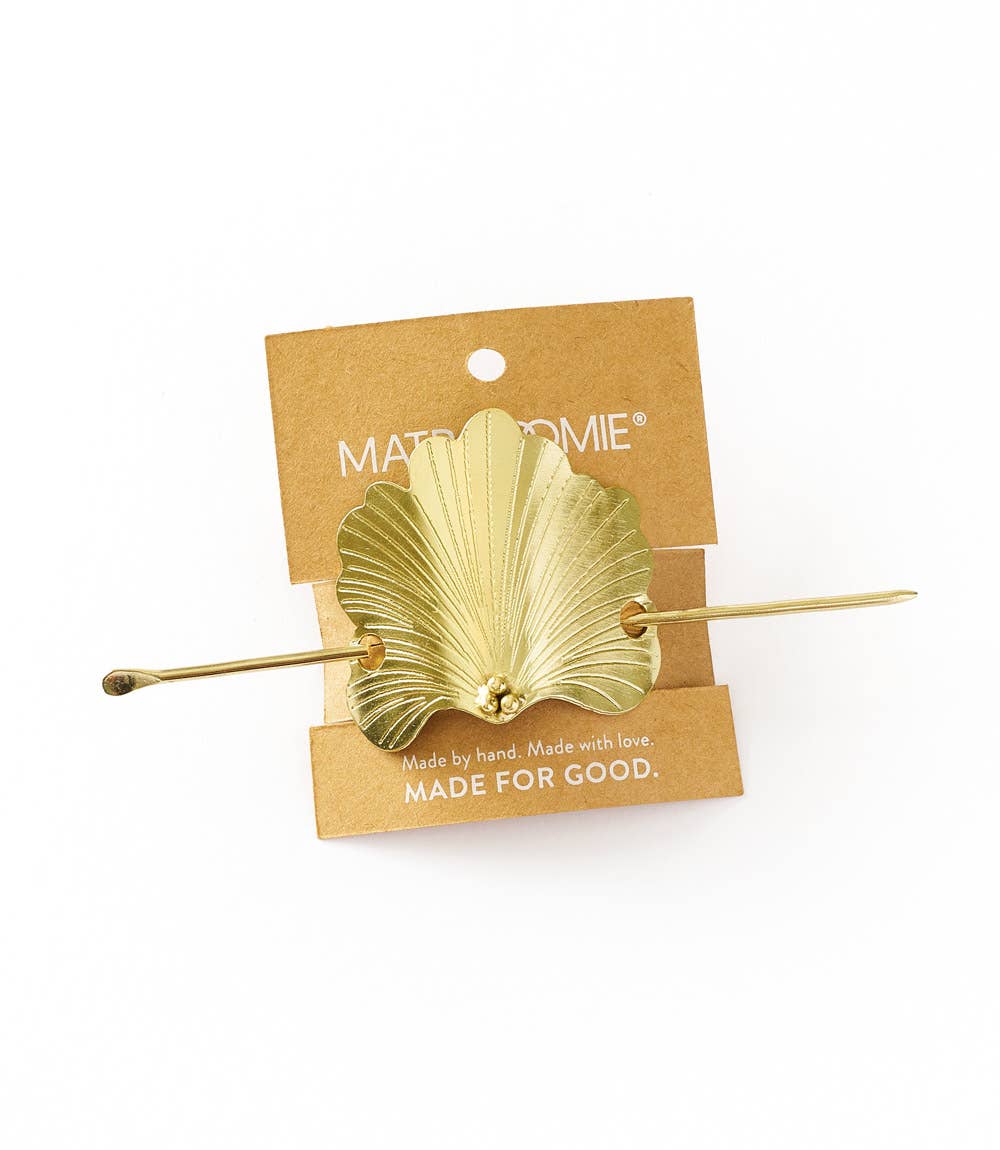 Ginkgo Leaf Hair Pin