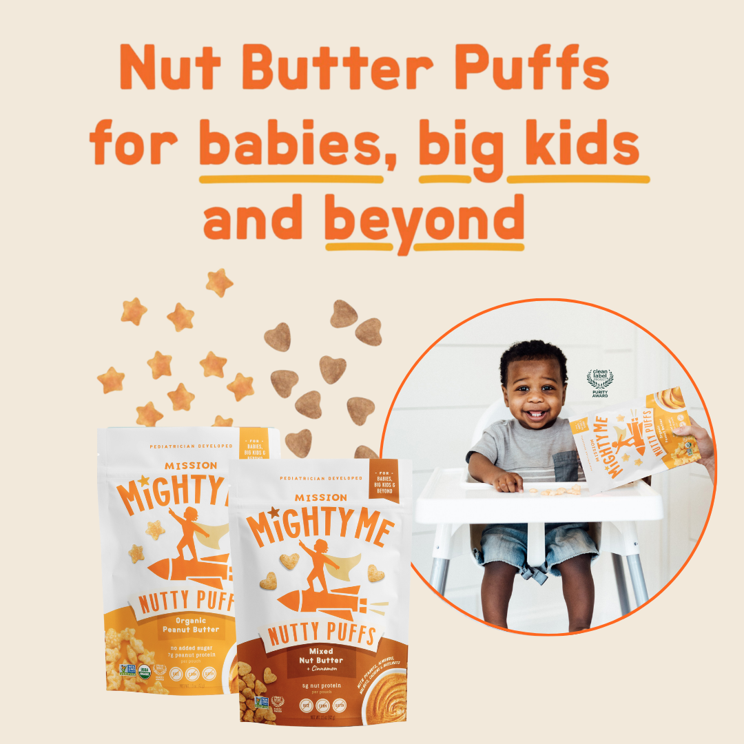 Organic Mixed Nut Butter Puffs Kid and Baby Snacks