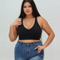 Black Lace Trim Padded Bralette