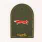 Red Leaping Fox Pin