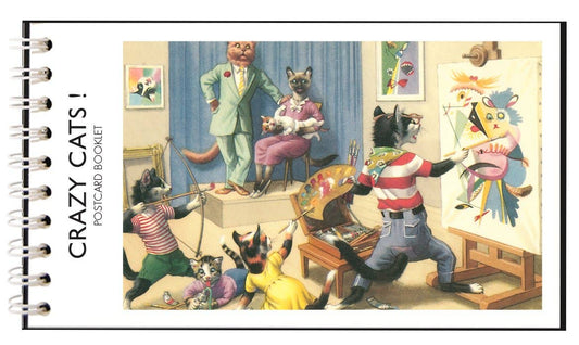 CRAZY CATS! Postcard Booklet