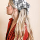 Plaid Triangle Head Scarf