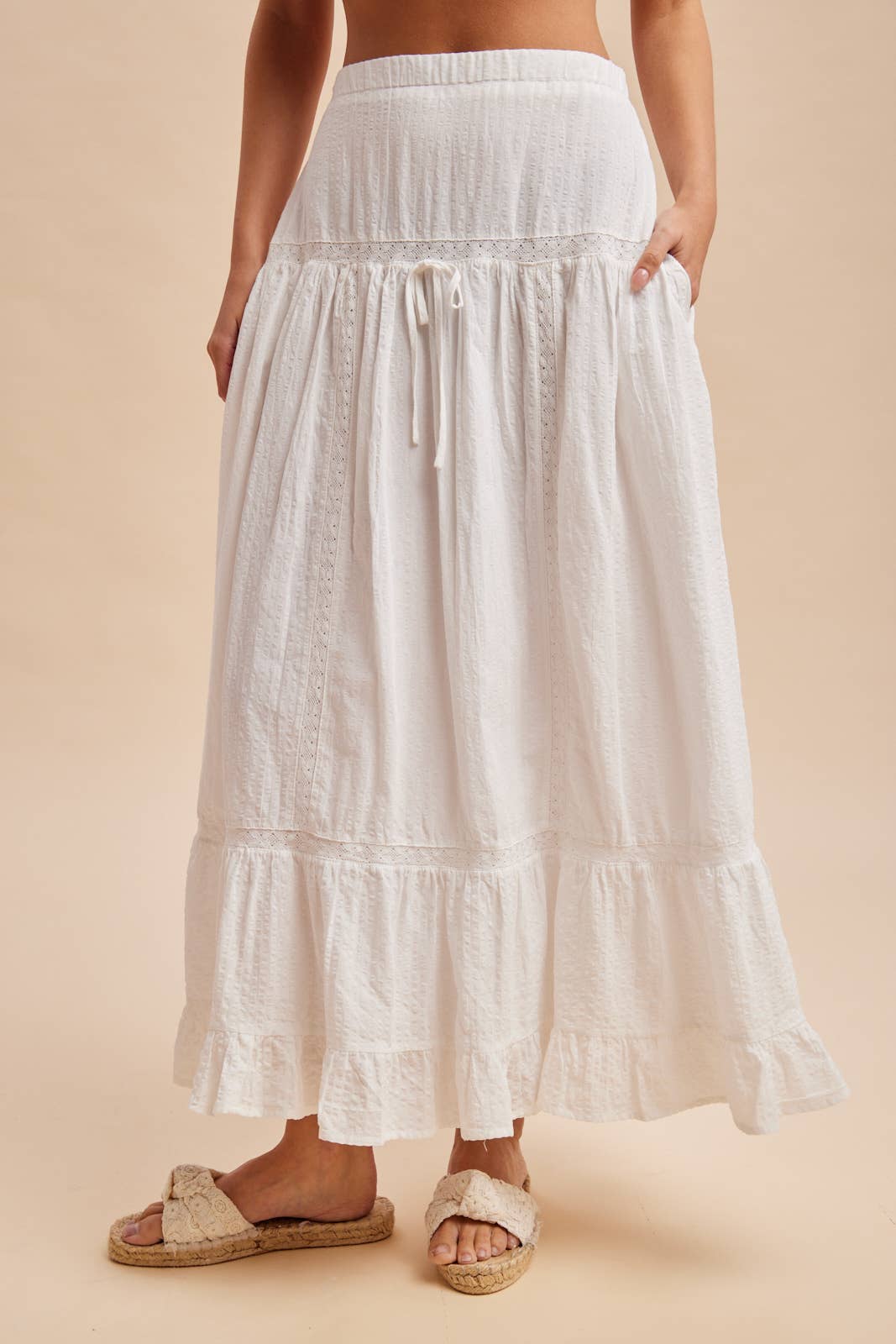 Taylor Cotton Maxi Skirt