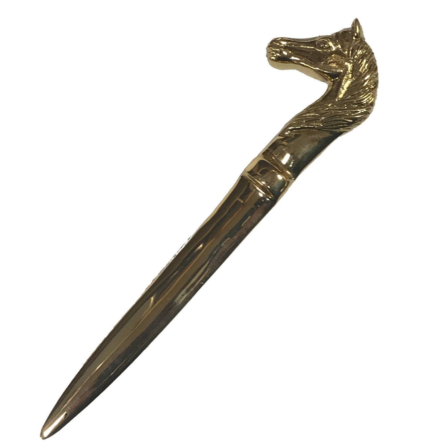 Polished Brass Horse Head Letter Opener