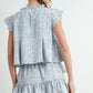 Breezy Ruffle Tie-Front Top
