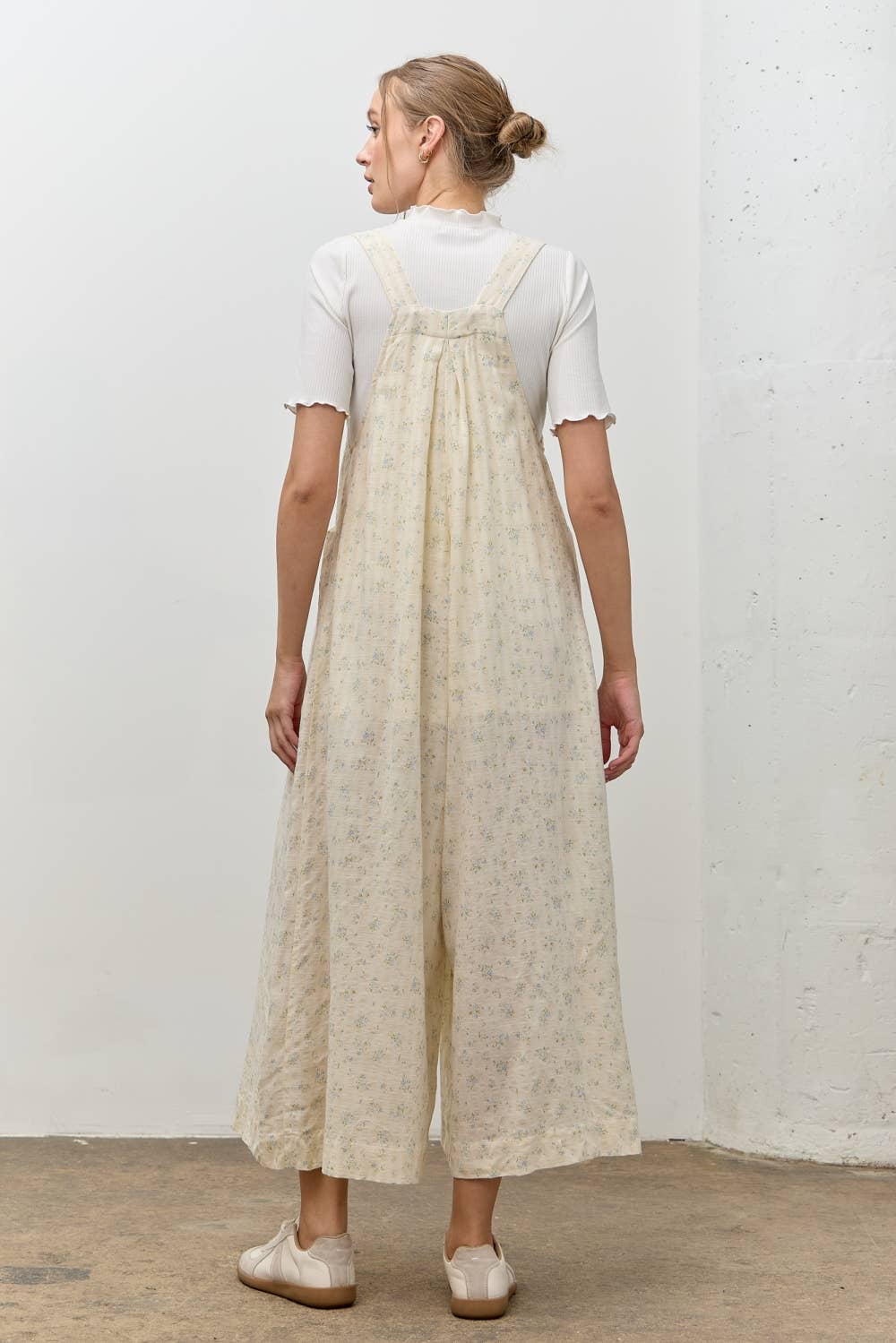 Summer Breeze Floral Overalls