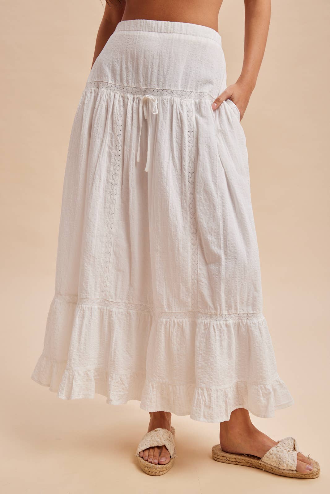 Taylor Cotton Maxi Skirt