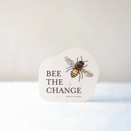 "Bee the Change" Vinyl Sticker