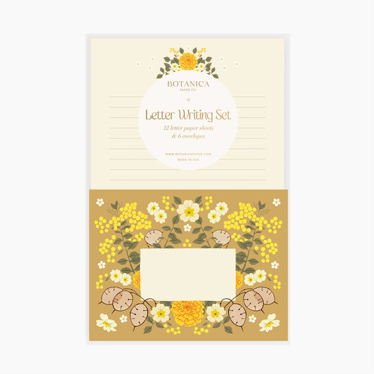 Botanical Letter Writing Set - Sunrise