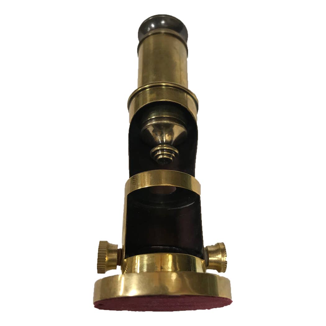 Polished Brass Field Microscope