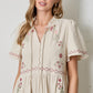 Cora Cross Stitch Maxi Dress
