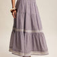 Townhomes Striped Smocked Maxi Skirt