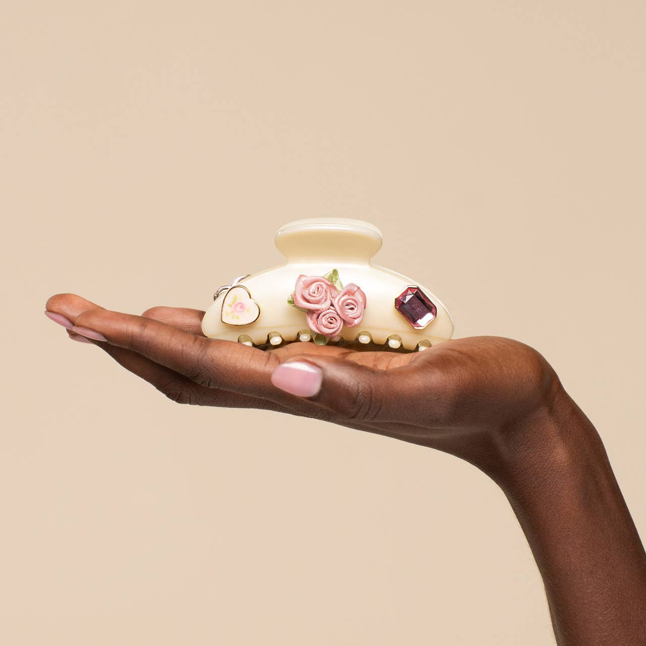 Pretty Pearl Curved Claw Clip 7pc Set