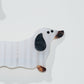 Dachshund Ghost French Hair Clip
