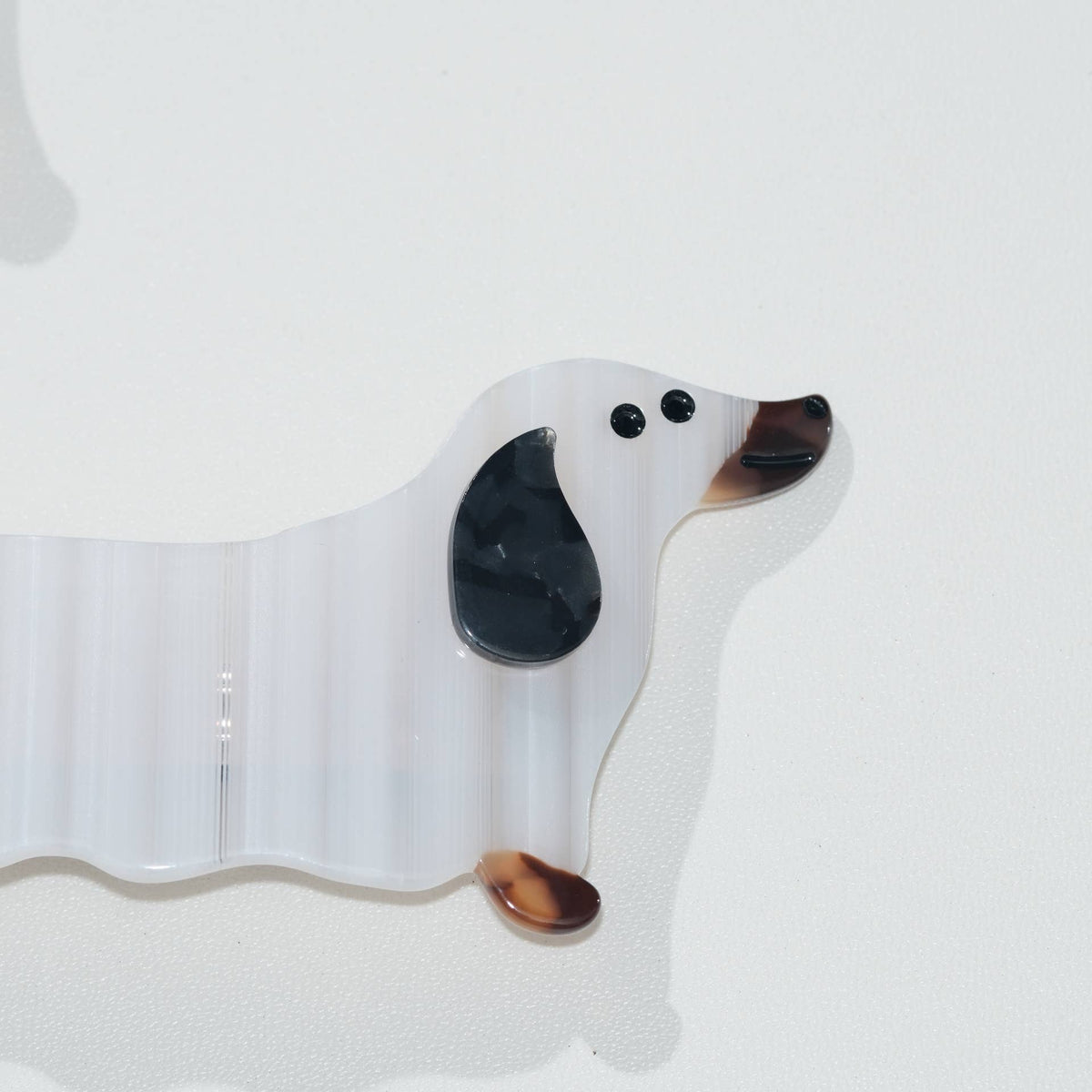 Dachshund Ghost French Hair Clip