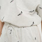 Pigeon Print Relaxed Lounge Top