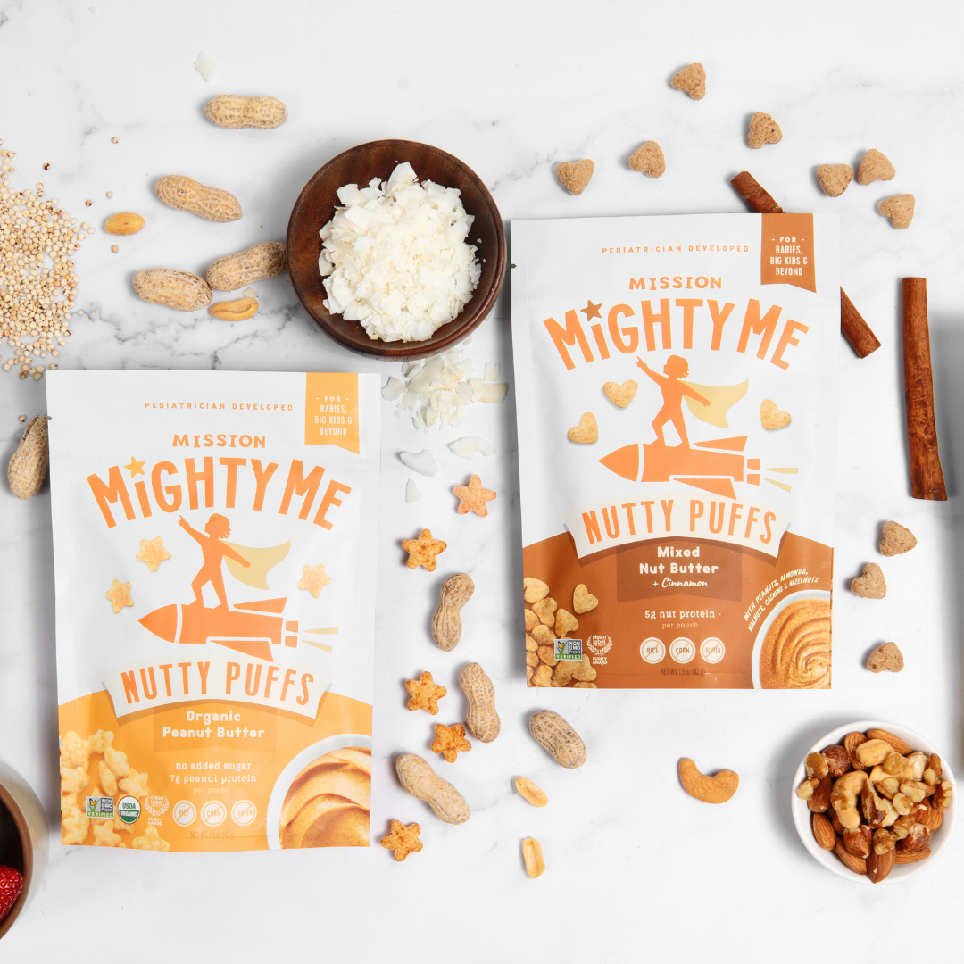 Organic Mixed Nut Butter Puffs Kid and Baby Snacks