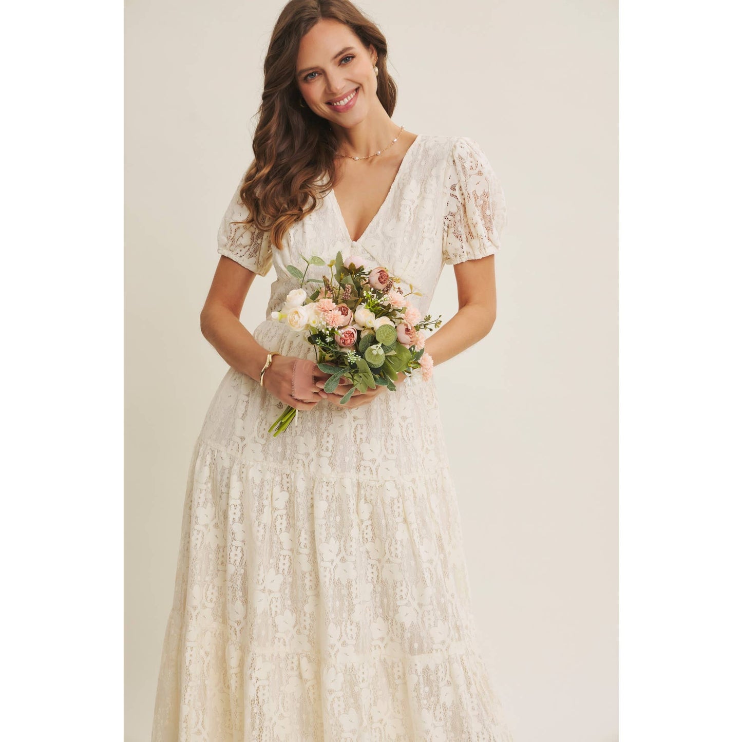 Meaningful Moments Tiered Midi Dress