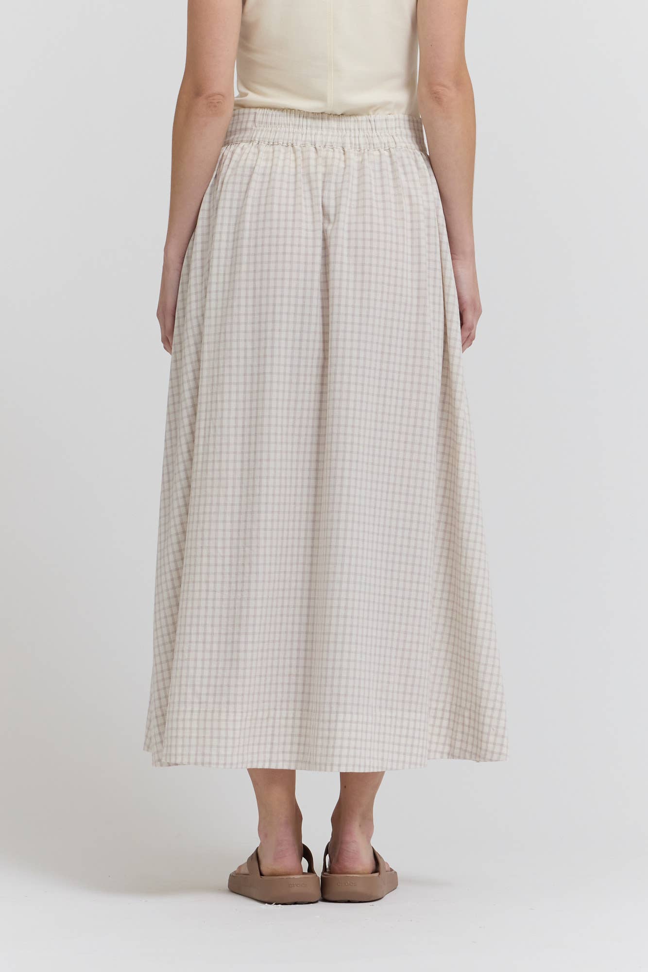 Perfect Plaid Button Down Skirt