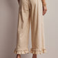 Willow Ruffle Hem Wide-Leg Pants
