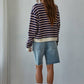 Seafarer Knit Cotton Striped Crew Neck