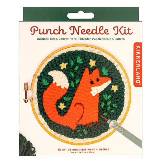 Fuzzy Fox Punch Needle Kit