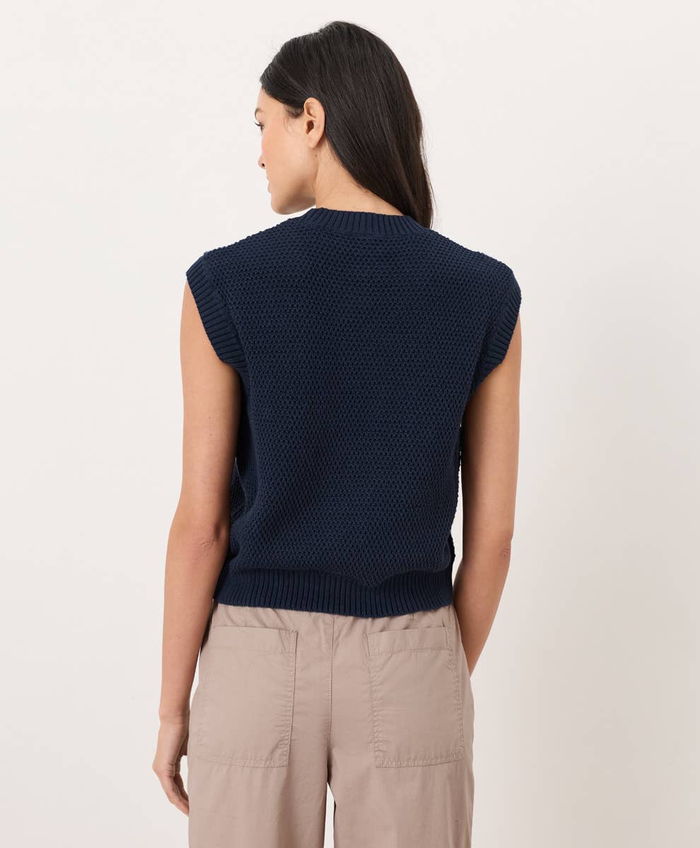 Shoreline Relaxed Knit Vest
