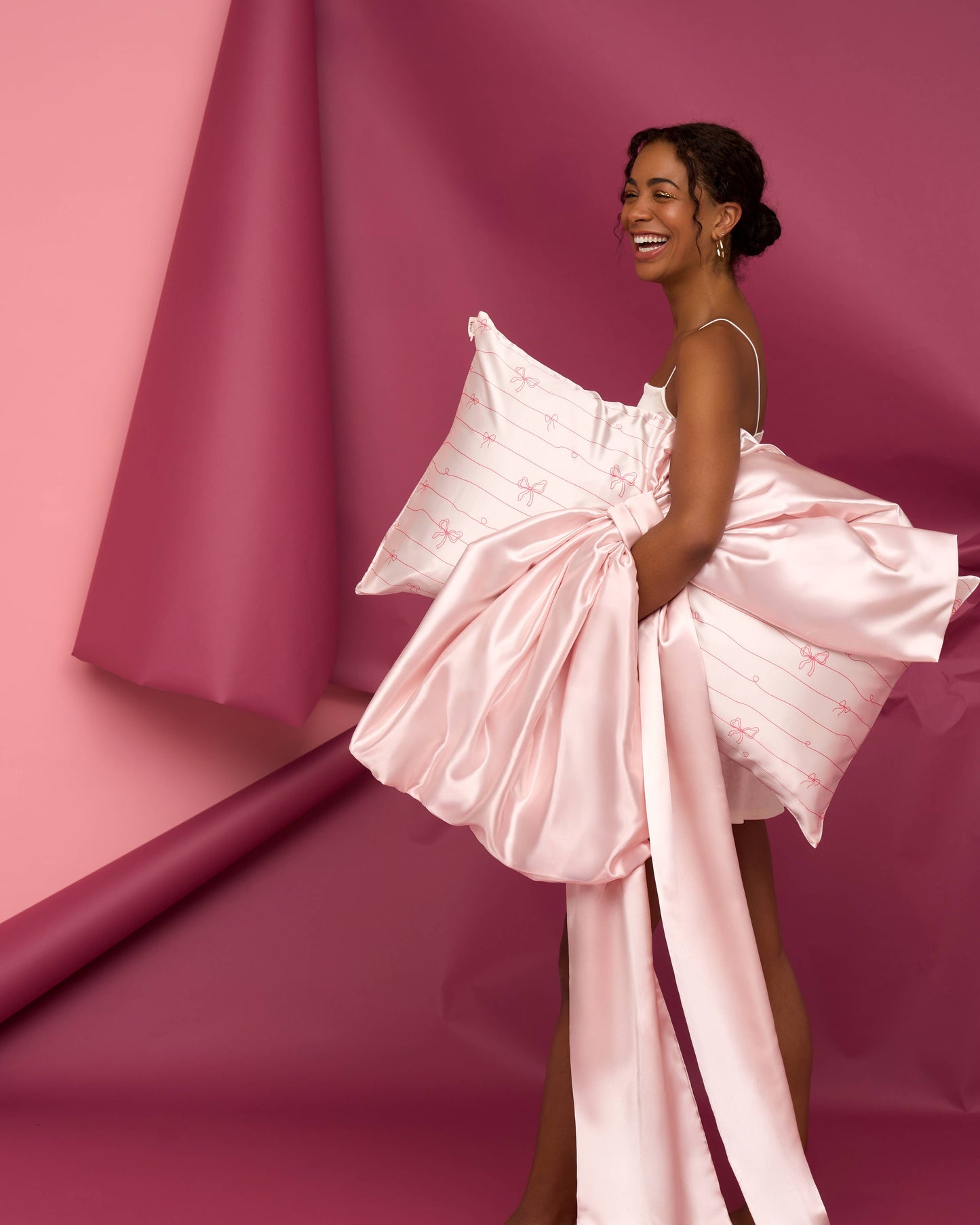 Satin Bows Pillowcase